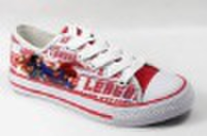 Canvas shoes Red Printing