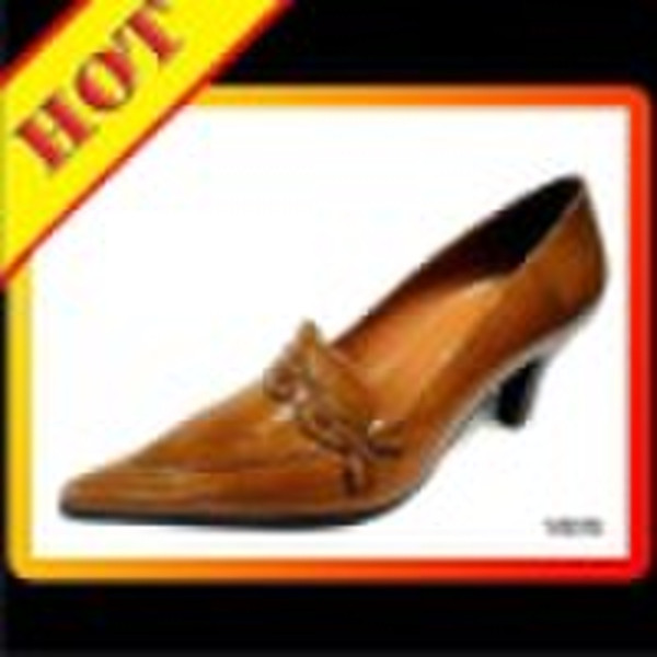 2010 newest women's shoe cattle leather shoe h