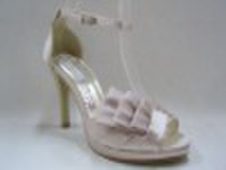 Newest elegant satin designer bridal shoes,platfor