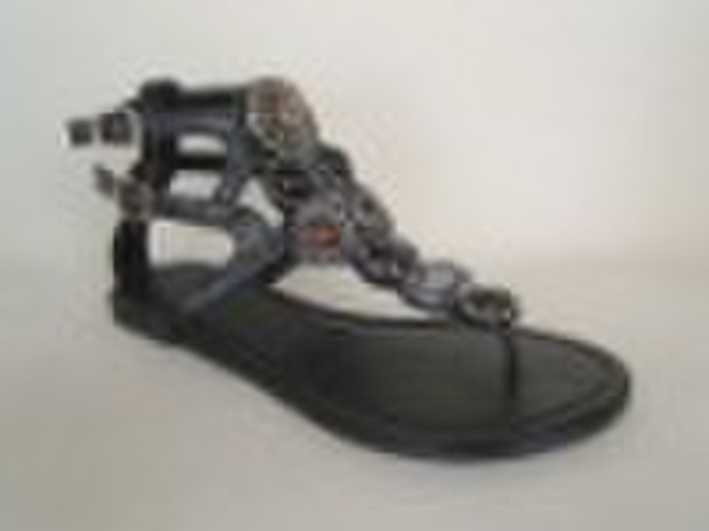 lady fashion flache Sandalen