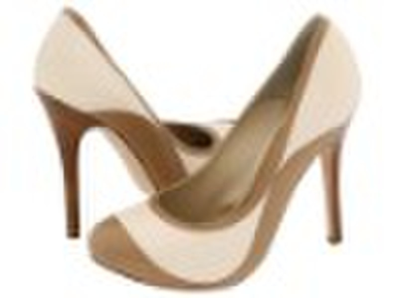 Nude Platform High Heeled Shoes