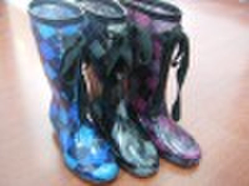 women's fashion PVC rain boots