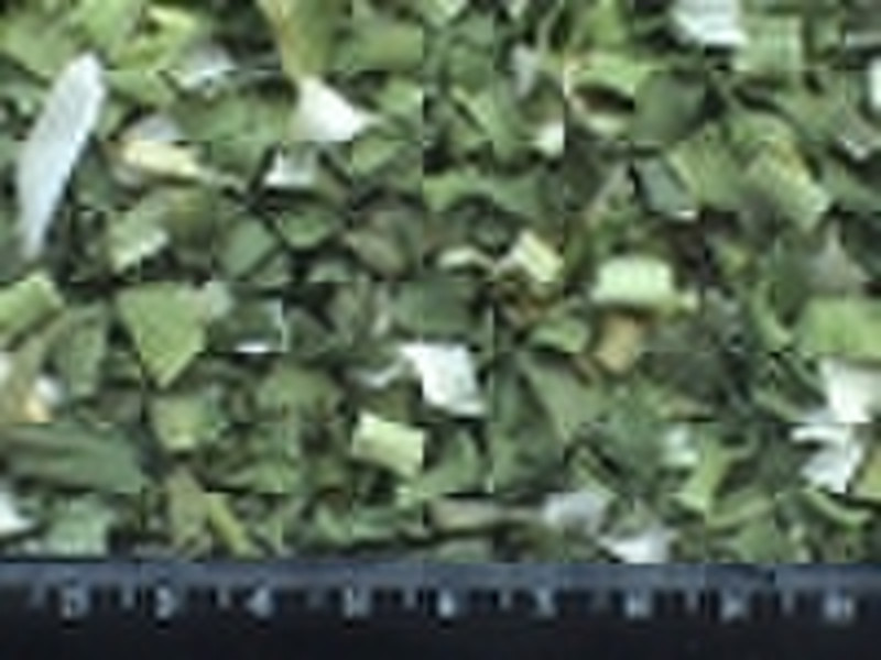 Dehydrierte Leek Flakes 10x10mm Grün / Weiß getrocknet l