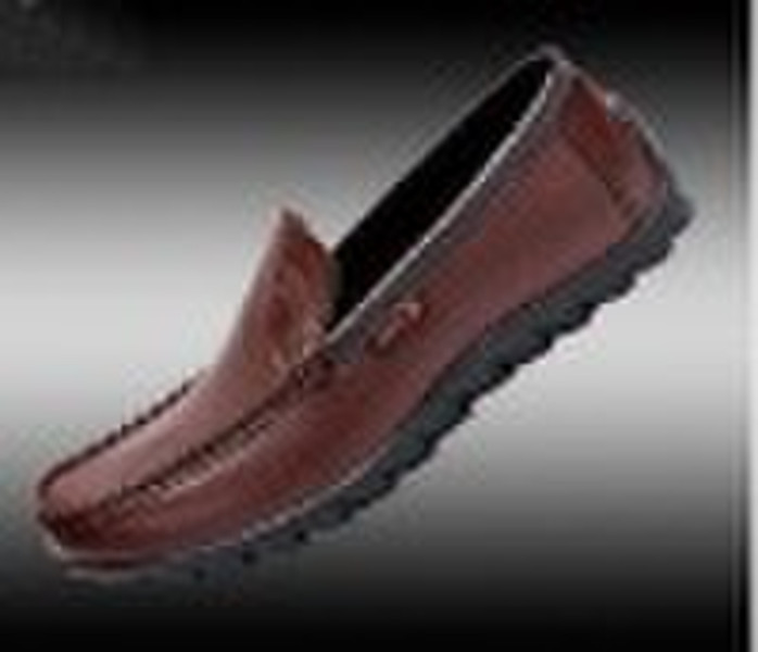 casual real leather man shoes