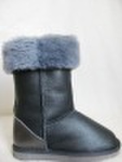 snow boots twin face sheep fur