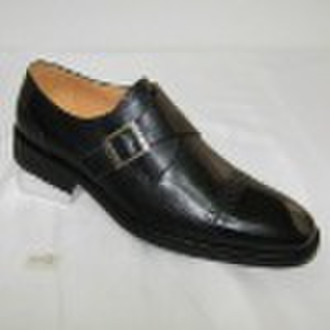 Men's handmade cemented formal leather shoes