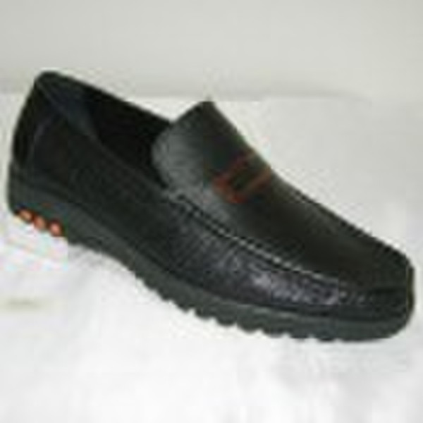 Men's smart casual leather shoe