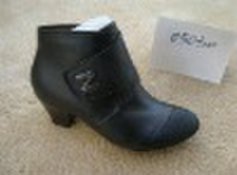 cow leather women's ankle boot