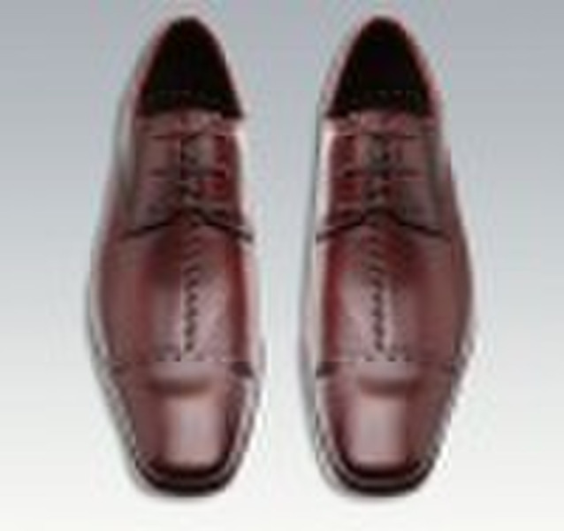 new style burnished leather shoes