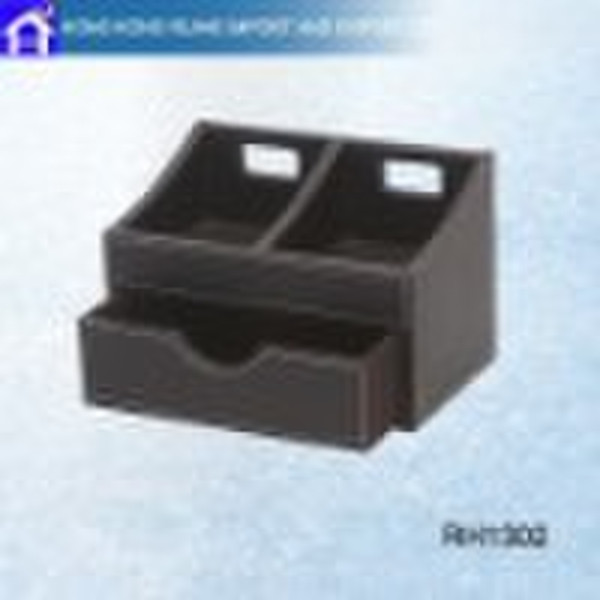 Leather Stationery holder with drawer RH1302