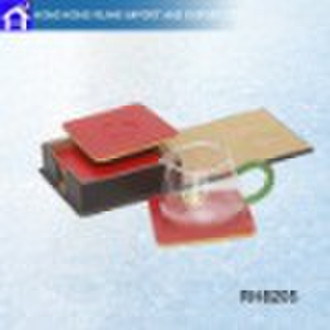 Leather coffee coaster boxes