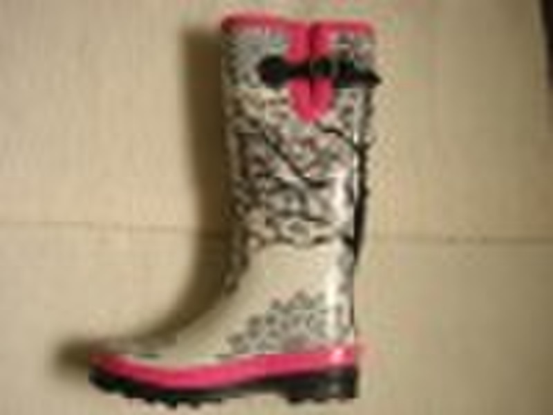 Ladies rubber boots(FS Flowers)