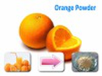 Orangefarbenes Pulver