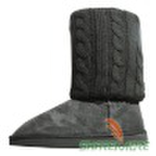 wool cloth snow boots