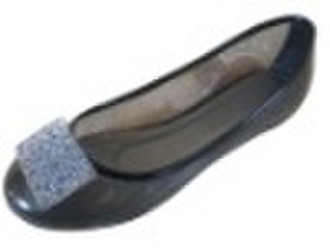 diamond button ladies' flat shoes