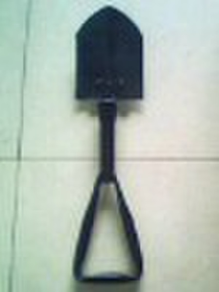 Military ordnance folding shovel