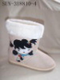 SUN-318810-4(children's precious loafer-snow b