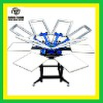 6 color  screen printing machine for t shirts