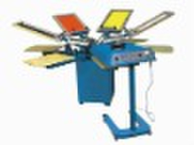 manual silk screen machine with dryer