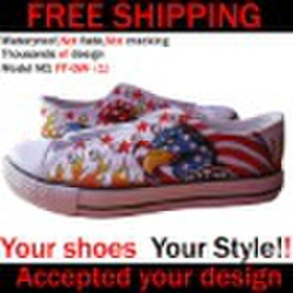 hot selling fashion hand painted shoes