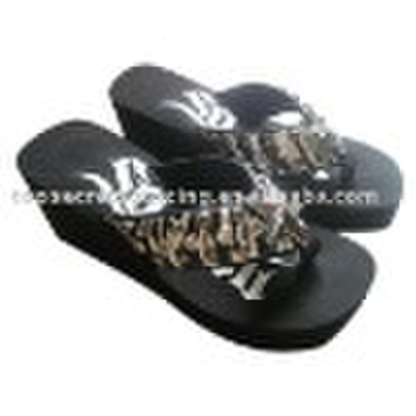 Ladies high heel flip-flop