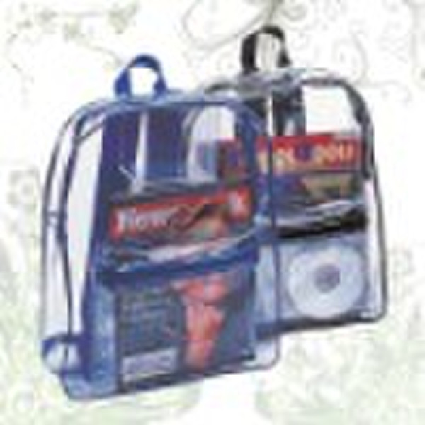 clear pvc backpack