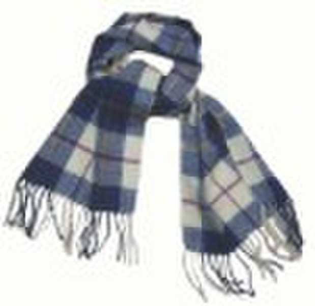 Acrylic brushed woven scarf