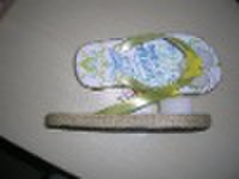 Jute children cross slipper