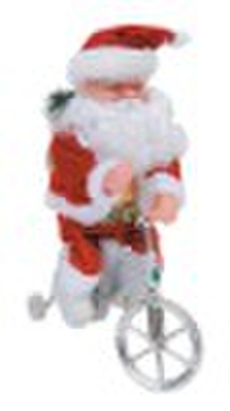 electrical santa claus by bicycle WS-E167