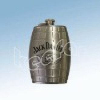 Stainless steel hip flask with cup