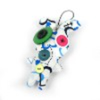 Fancy mini button doll