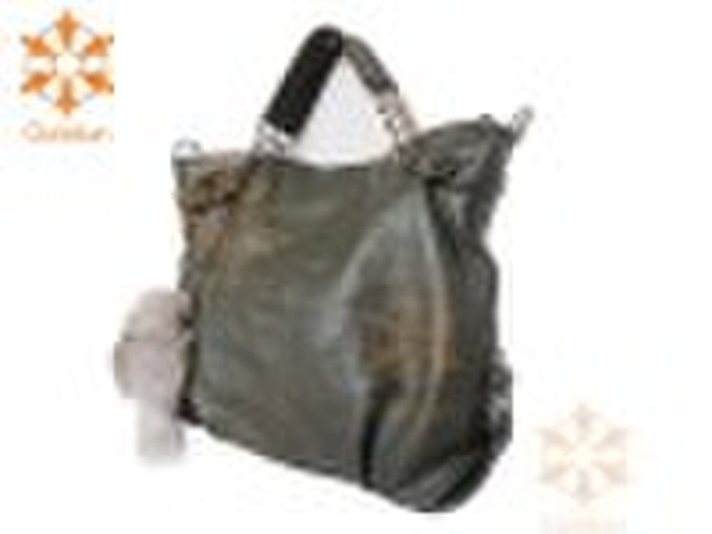 Genuine cow leather handbag