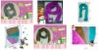 microfiber cut trichoma towel/scarf