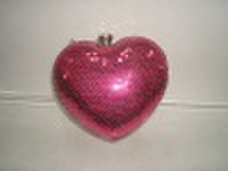 love shape sequins evening bag