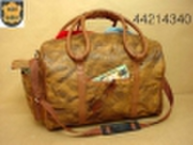 BAG.LEATHER BAG.TRAVEL LEATHER BAG