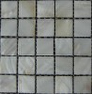 white MOP shell composite mosaic