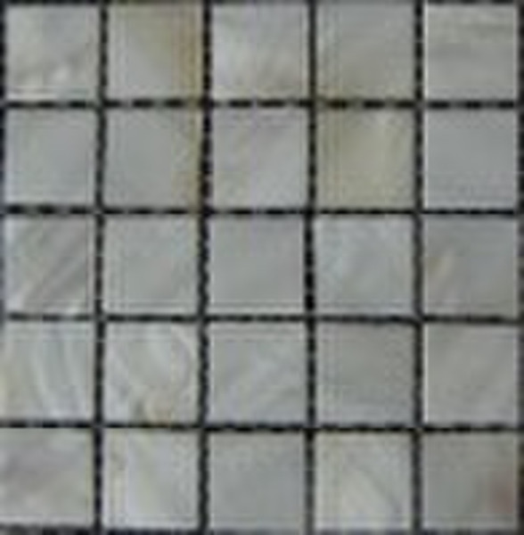 white MOP shell composite mosaic