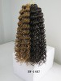 synthetic hair weft