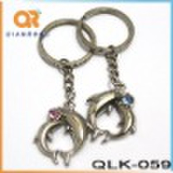 Dolphin Fisch Metall-Liebe Keychain QLK059