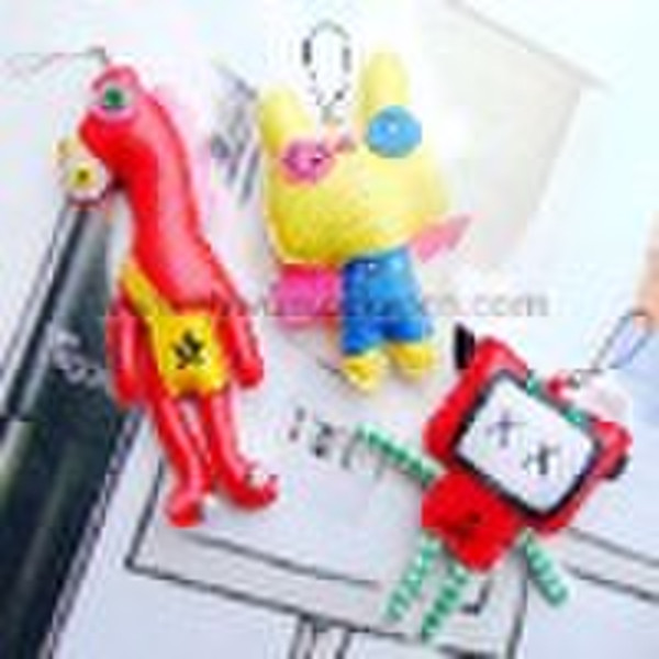 handmade leather phone pendant