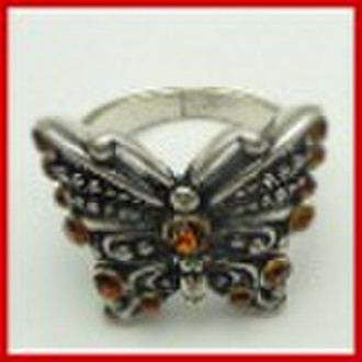 hot alloy butterfly ring