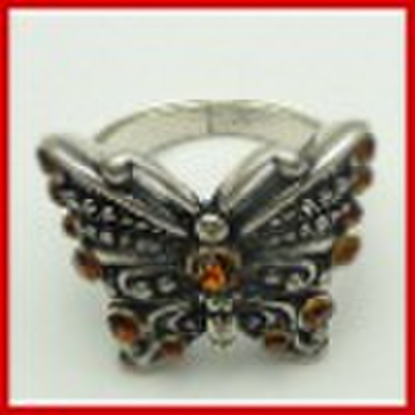 hot alloy butterfly ring