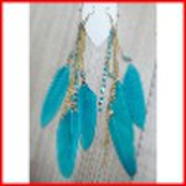 new style feather earrings