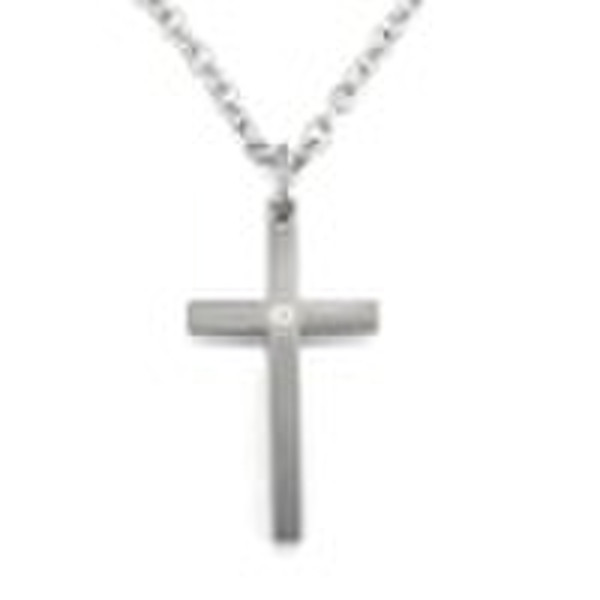 titanium cross pendant