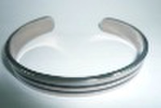 black Titanium Bracelet, mens titanium bangle