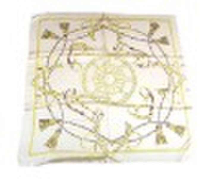 100% silk scarf