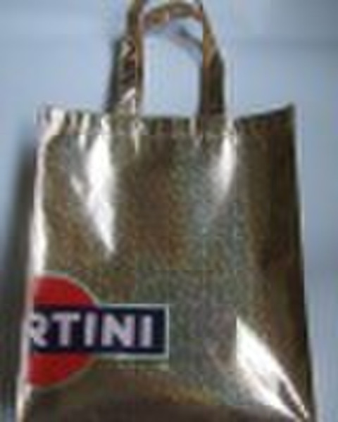 Non woven bag with glossy lamination E-B7061