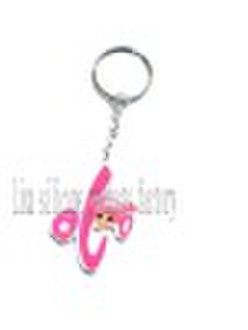 Lvoely silicone key chain