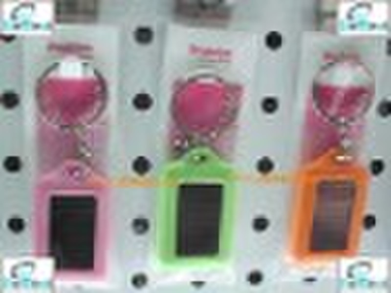 Solar LED keychain