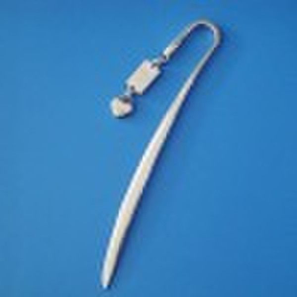Novelty Alloy  Bookmark with cute heart pendant